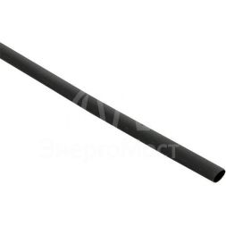 Трубка термоусадочная ТУТк с клеевым слоем нг 4.8/1.6 черн. 1м (уп.10м) PROxima EKF tut-k4.8-b