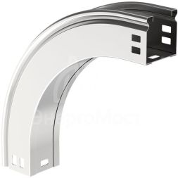 Угол для лотка плавн. 90град. тип В20 ESCA 50х50мм IEK CPV41-0-90-050-050