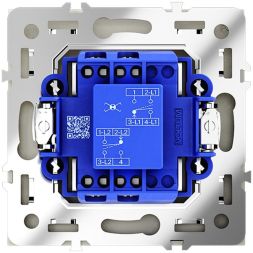 Переключатель перекрестный 1-кл. СП S70 механизм сталь Voltum VLS010505