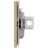 Розетка компьютерная 1-м KANT RJ45 кат.5E без шторки ванильн. марципан DKC 7015663