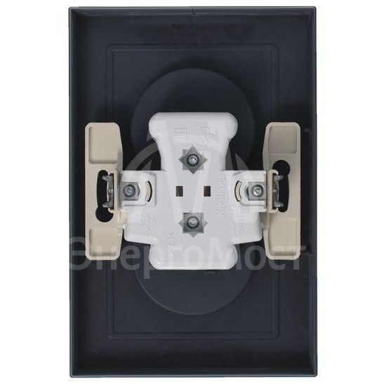 Розетка 2-м AtlasDesign 16А без заземл. в сборе грифель SchE ATN000720