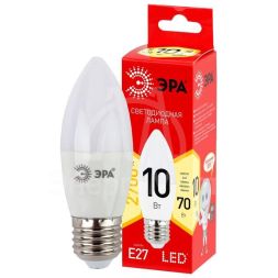 Лампа светодиодная LINE LED B35-10W-827-E27 R B35 10Вт свеча E27 тепл. бел. ЭРА Б0052377