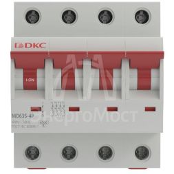 Выключатель автоматический модульный 4п C 50А 4.5кА YON max MD63S YON MD63S-4PC50