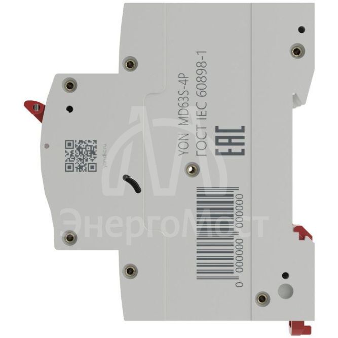 Выключатель автоматический модульный 4п C 50А 4.5кА YON max MD63S YON MD63S-4PC50