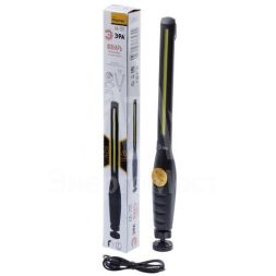 Фонарь аккумуляторный автомобильный Практик AA-701 COB литиевый аккум. 3.2А.ч крюк магнит 40г изгиб корпуса пластик. (кор.) Эра Б0036613