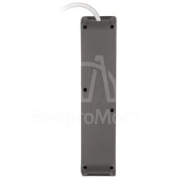 Удлинитель 4х3м с заземл. с выкл. бел. ET-04-300W (4х3.0) JAZZway 5051812