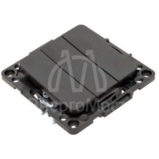 Механизм выключателя 3-кл.Стокгольм 10А черн. PROxima EKF EZV10-024-10