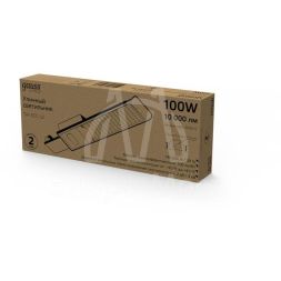 Светильник светодиодный Avenue ДКУ 100Вт 4000К IP65 10000лм 420х160х57 190-250В КСС &amp;quot;Ш&amp;quot; GAUSS 629534200