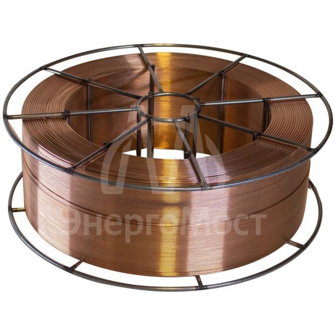 Сварочная проволока Ресанта СВ-08Г2С-О, Ф1,2 мм Катушка 15кг