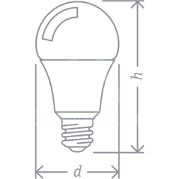 Лампа светодиодная 61 477 NLL-A60-12-12/24-4K-E27 (низковольтная) Navigator 61477