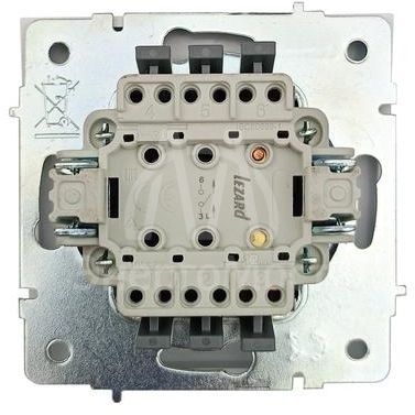 Выключатель 1-кл. с индик. СП ZIMA IP20 10А безвинт. зажим бел. LEZARD 704-0288-111QC