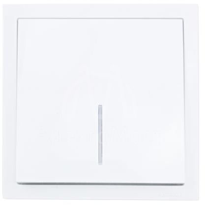 Выключатель 1-кл. с индик. СП ZIMA IP20 10А безвинт. зажим бел. LEZARD 704-0288-111QC