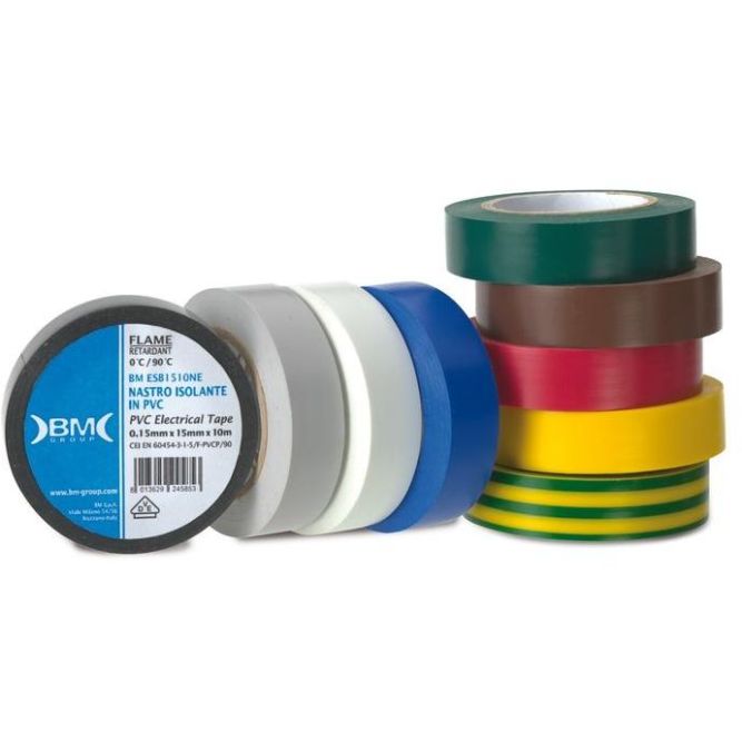 Изолента ПВХ 19мм (рул.25м) красн. BM BM-ESB1925RO