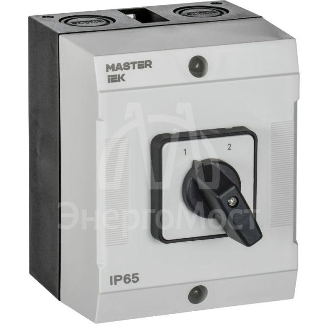 Переключатель кулачковый 10А (сх. 54) в боксе стандартная рукоятка IEK MI-CS20-010-054