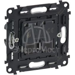 Розетка телефонная 2-м Valena In'matic RJ11 механизм Leg 753039