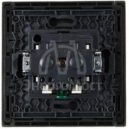 Розетка СП FORTE&amp;amp;PIANO FP314 16А с заземл. без защ. шторок безвинт. крепл. сер. IEK FP-R11-16-1-K03