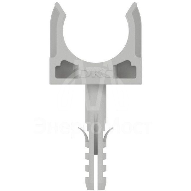 Держатель для труб (клипса) d20мм+дюбель с винтом DKC 51320