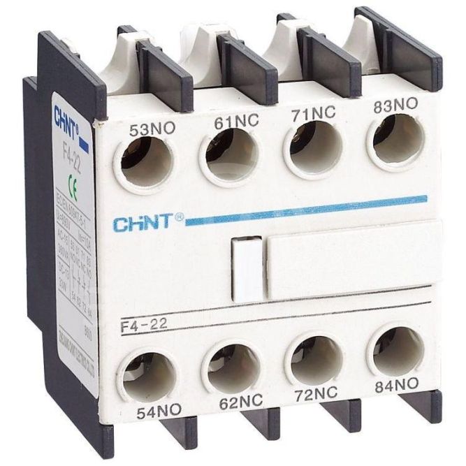 Приставка доп. контакты F4-22 к контактору NC1 и NC2 (R) CHINT 257019