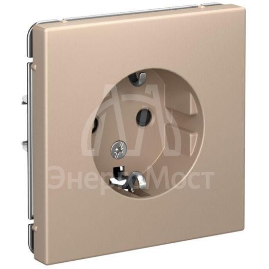 Розетка ArtGallery 16А с заземл. быстрозажим. клем. механизм песочн. SE GAL001243S