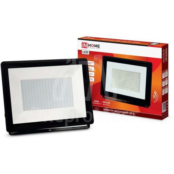 Прожектор СДО-8 LED 200Вт 230В 6500К 18000лм IP65 IN HOME 4690612030081