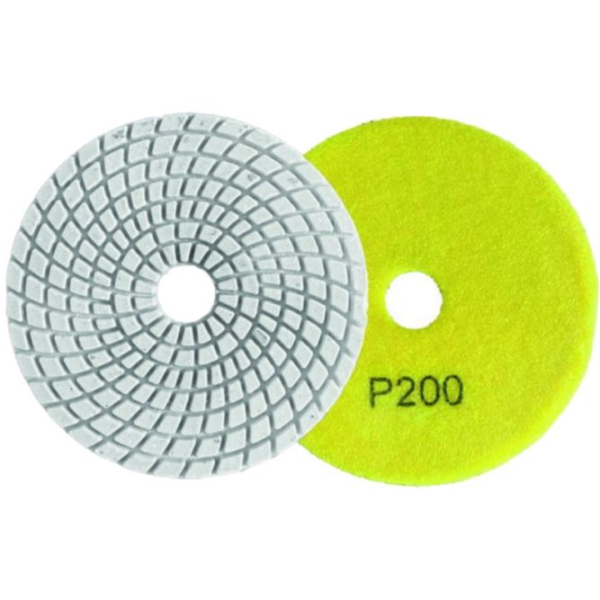 Алмазный гибкий шлифовальный круг 100мм, Р200, мокрое шлифование Вихрь