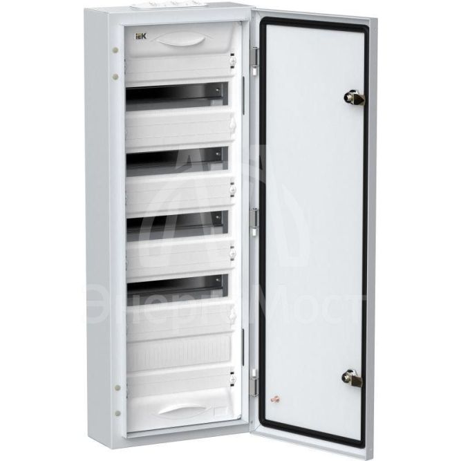 Корпус металлический ЩРн-60 (1х60) 835х310х140 IP54 бел. (одна дверь) TITAN 5 IEK TI5-50-N-060-54