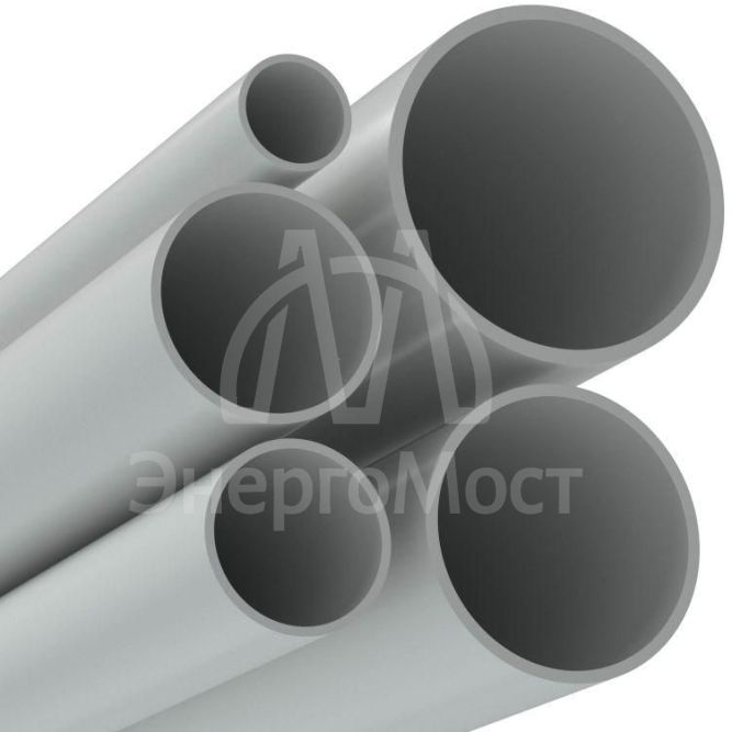 Труба ПВХ гладкая жесткая легкая d50мм (дл.3м) сер. DKC 63950