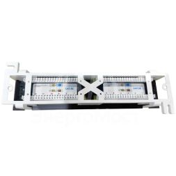 Патч-панель настенная 12 портов RJ45 UTP кат.5E TOKOV ELECTRIC TKE-WMPP-5E-1U-12P-UTP
