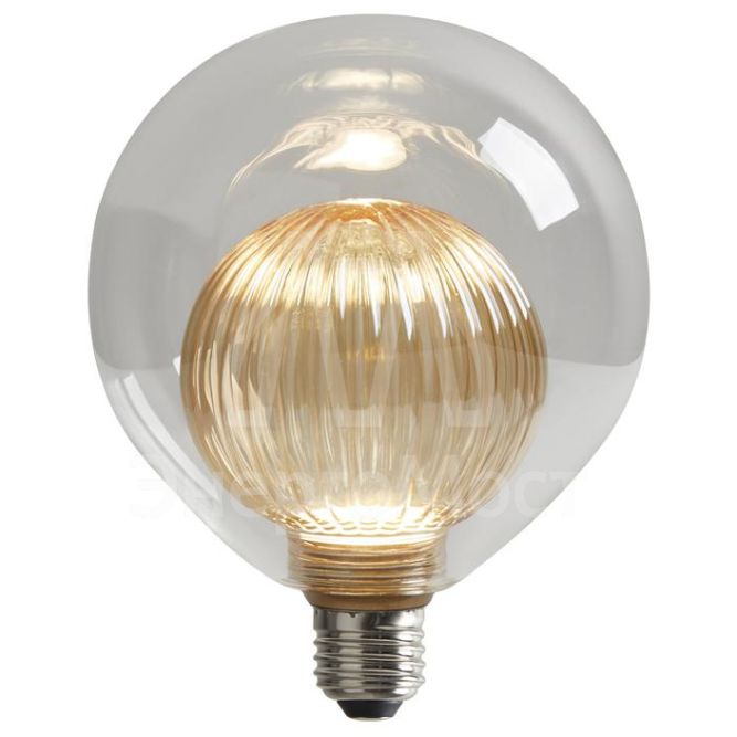 Лампа светодиодная филаментная Loft 271 G125G8027 4Вт 3000К E27 Voltega 8572