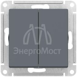Переключатель перекрестный 2-кл. AtlasDesign 2хсх.7 10АХ механизм грифель SE ATN000773
