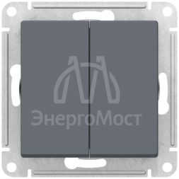 Переключатель перекрестный 2-кл. AtlasDesign 2хсх.7 10АХ механизм грифель SE ATN000773