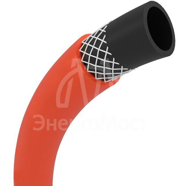 Шланг поливочный ПВХ 3-х слойный 1/2дюйма 25м Люкс ЧЕТЫРЕ СЕЗОНА 62-0228