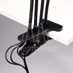 Светильник светодиодный «КРИСТАЛЛ» CTL2-USB-bl Agro для растений спектр 4 плафона по 10Вт на прищепке пульт на шнуре IP40 красн./син. ФАZА 5068810