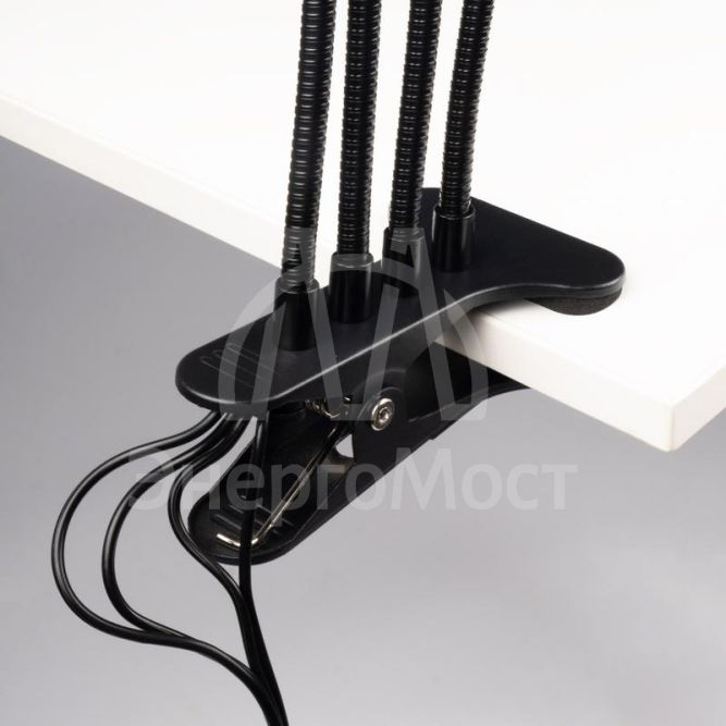 Светильник светодиодный «КРИСТАЛЛ» CTL2-USB-bl Agro для растений спектр 4 плафона по 10Вт на прищепке пульт на шнуре IP40 красн./син. ФАZА 5068810