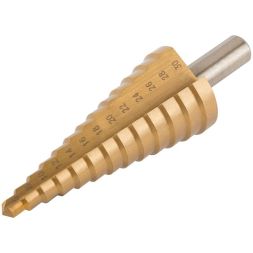 Сверло по металлу ступенчатое 6-30мм 13 ступеней HSS КУРС 36403