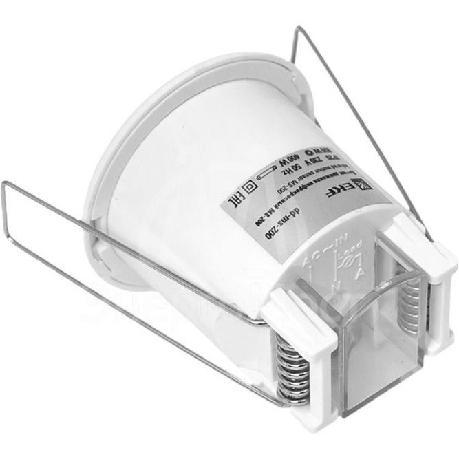 Датчик движения (ИК) MS-200 встраив. 800Вт 360град. до 6м IP20 EKF dd-ms-200