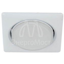 Светильник под GX53 13Вт 220В квадратный бел. KL71 WH /1 (к) ЭРА Б0048960