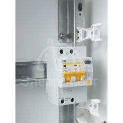 Выключатель автоматический дифференциального тока 2п C 20А 30мА тип AC 4.5кА АД-12 IEK MAD10-2-020-C-030