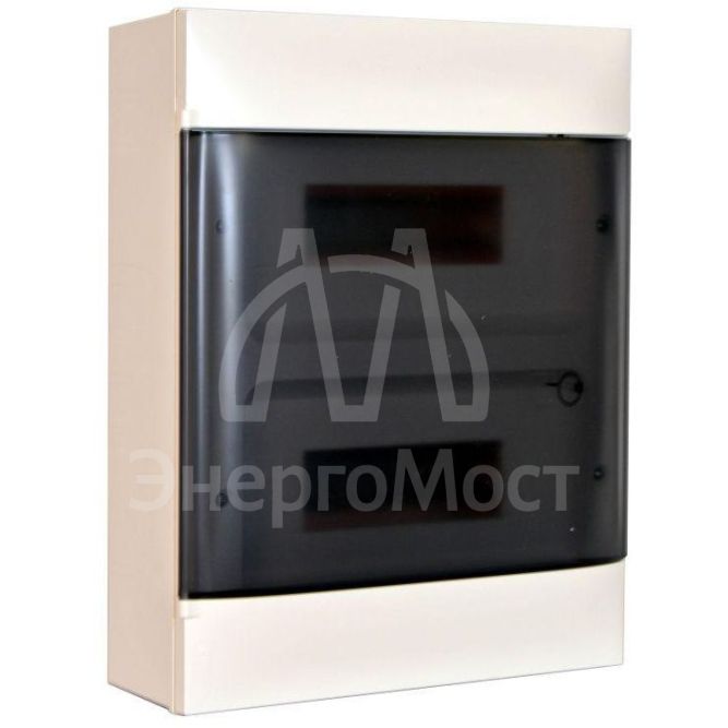 Щиток пластиковый навесной Practibox S 2х12 дым. дверь Leg 135612