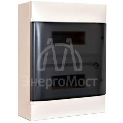 Щиток пластиковый навесной Practibox S 2х12 дым. дверь Leg 135612