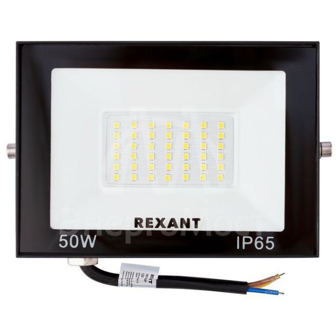 Прожектор СДО 50Вт 4000лм 4000К черн. корпус Rexant 605-033