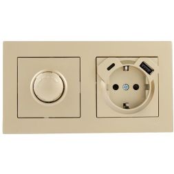 Рамка 2-м VESNA горизонт. без вставки зол. LEZARD 742-3600-147