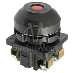 Выключатель кнопочный КЕ-081 У2 исп.2 1з+1р цилиндр IP54 10А 660В красн. Электротехник ET502359