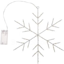 Фигура светодиодная подвесная &amp;quot;Снежинка&amp;quot; на метал. каркасе тепл. бел. Neon-Night 501-056