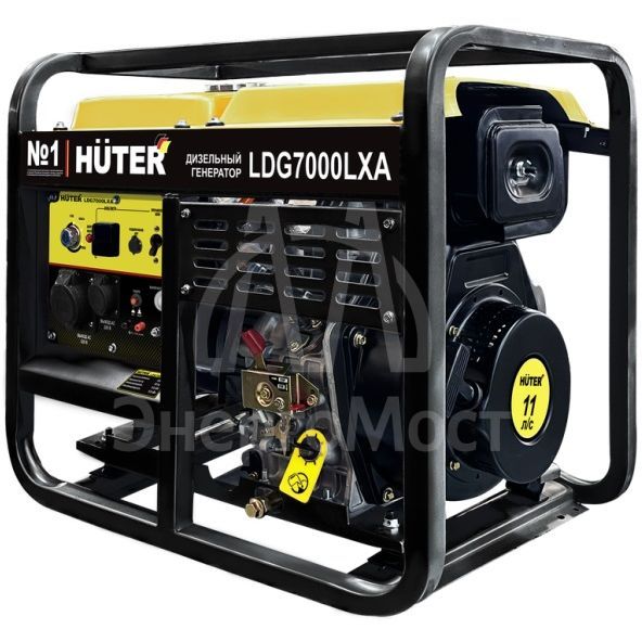 Электрогенератор дизельный LDG 7000LXА Huter