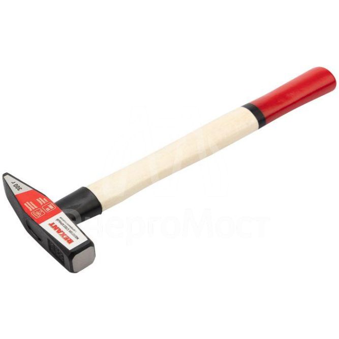 Молоток слесарный 300г деревянная рукоятка Rexant 12-8103