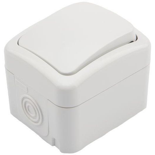 Переключатель проходной ОП Mini OG IP54 бел. Kranz KR-78-0603