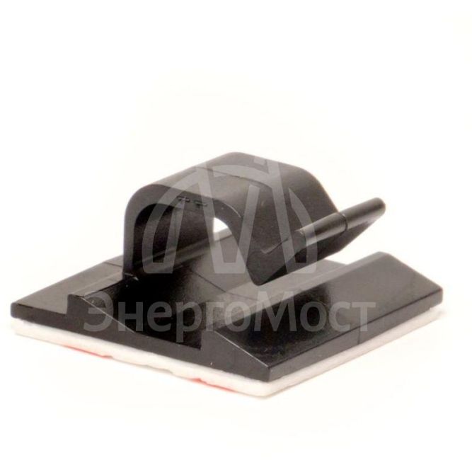 Клипса самоклеящаяся 26х26 черн. (уп.100шт) DKC 25433SR