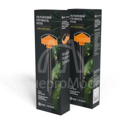 Отпугиватель кротов ультразвуковой R=25м на 2 солнечн. панелях с садовым фонариком ЧЕТЫРЕ СЕЗОНА 71-0097-F