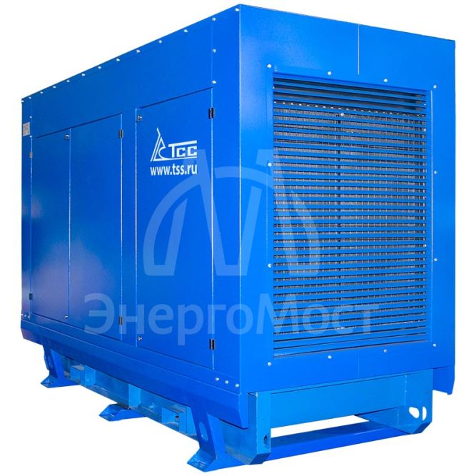 Дизельный генератор ТСС АД-300С-Т400 в погодозащитном кожухе